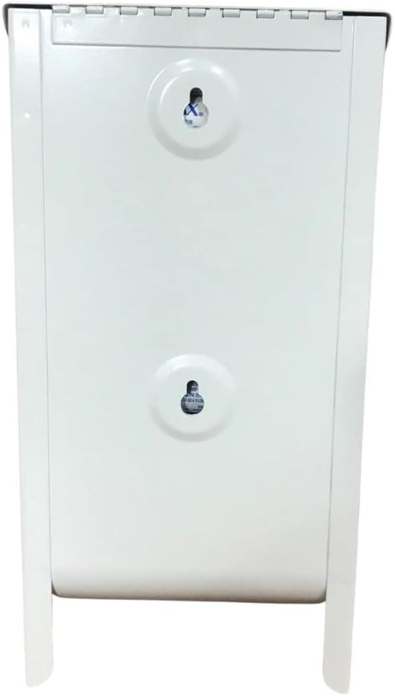 Tampon and Pad Dispenser, Compact, Free Vending, White Steel Restroom Fixture image number 5