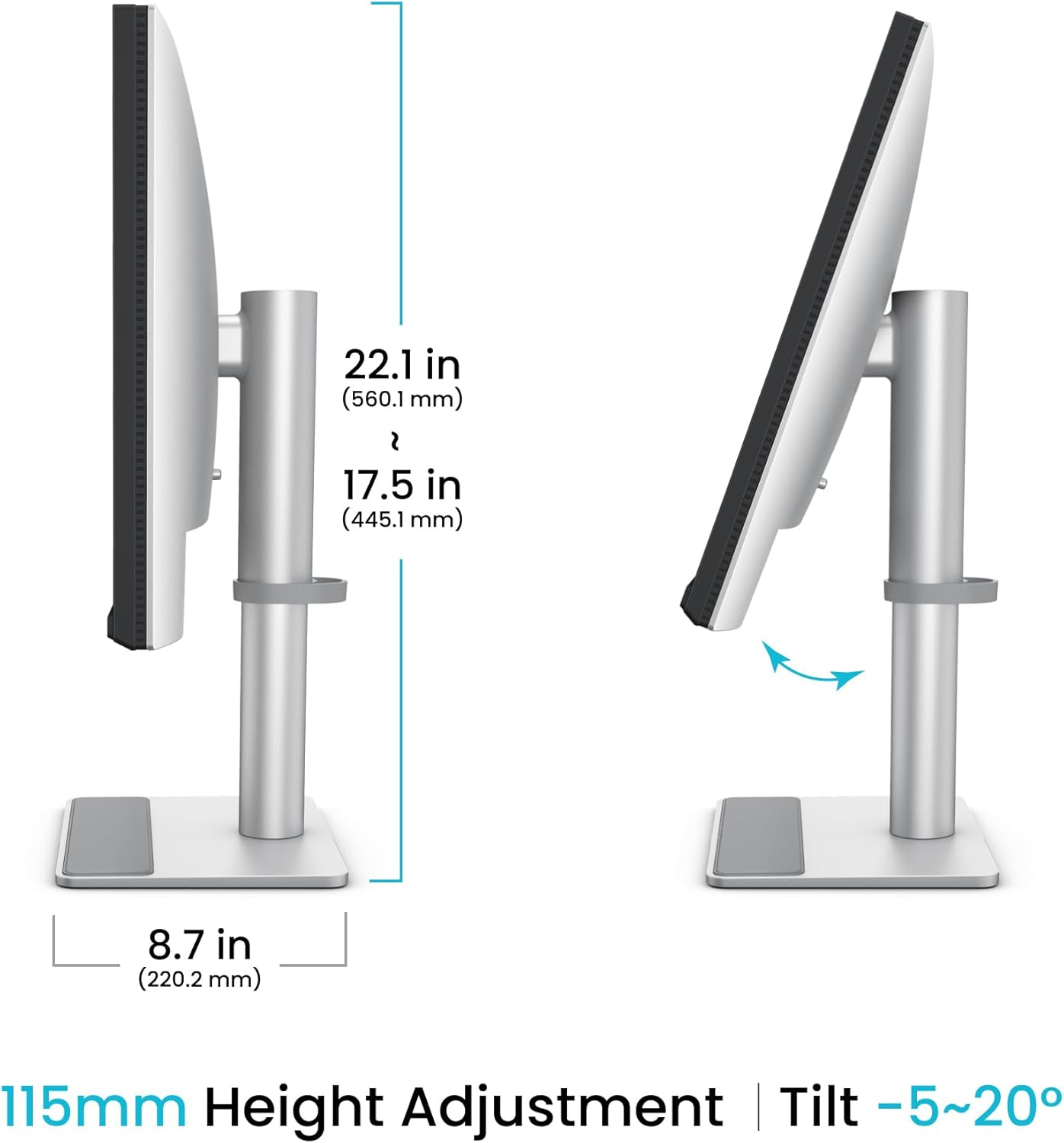 Benq MA270U 27&rdquo; 4K 3840X2160 Monitor for Macbook Pro/Air, Dual USB-C, 90W Power Delivery image number 2