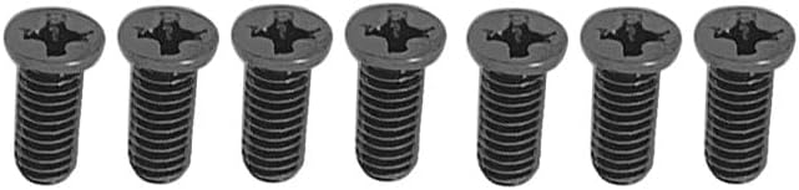 HSSDTECH (1Set 7PCS Black) Lower Bottom Screws for DELL INSPIRON 5593 5594 3501 3505 Laptop Bottom Base Cover Case Hexagonal Plum Screws （No Anti-Stripping Screws