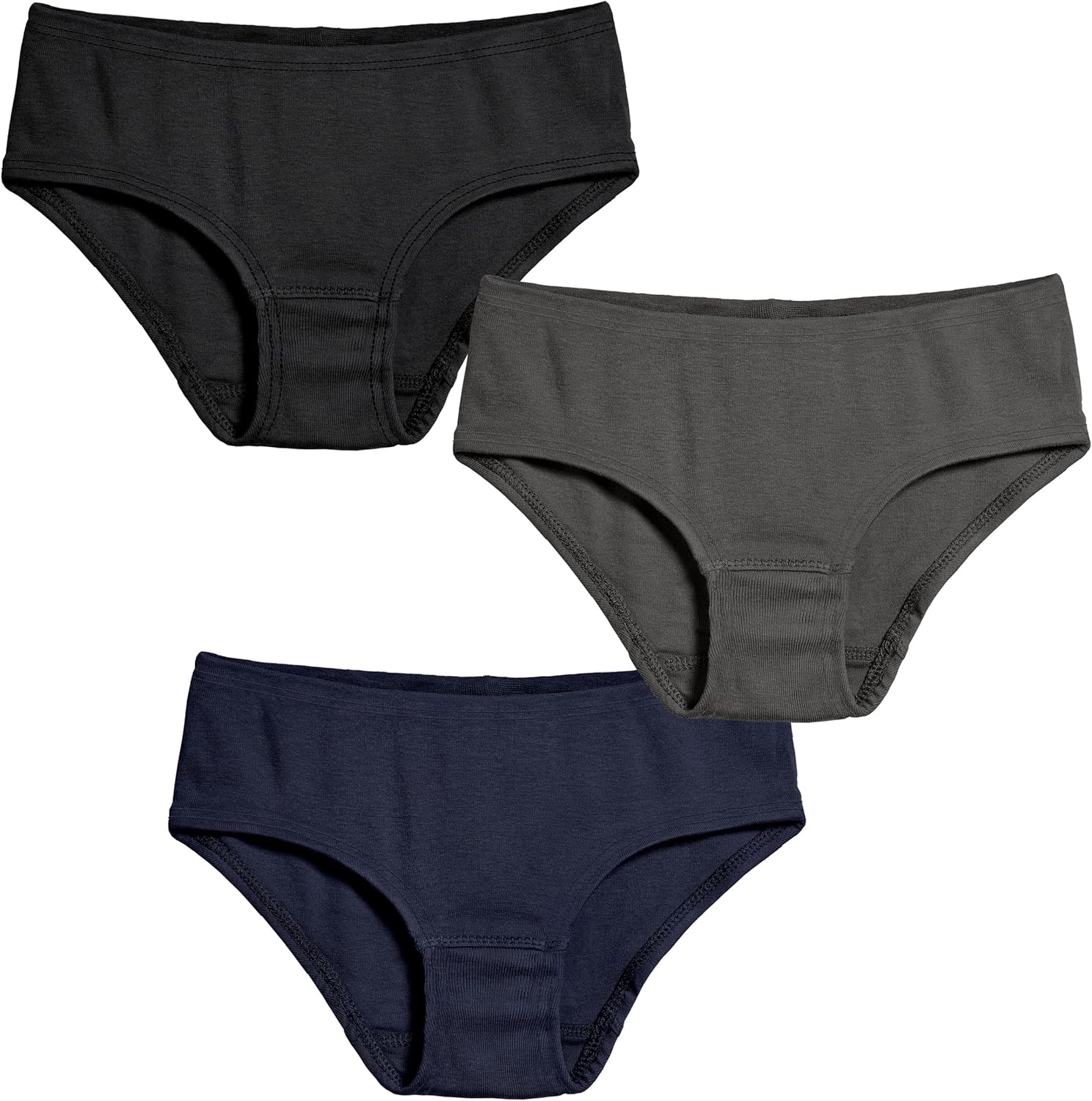 City Threads Girls' Certified Organic Cotton Briefs Underwear Made in USA