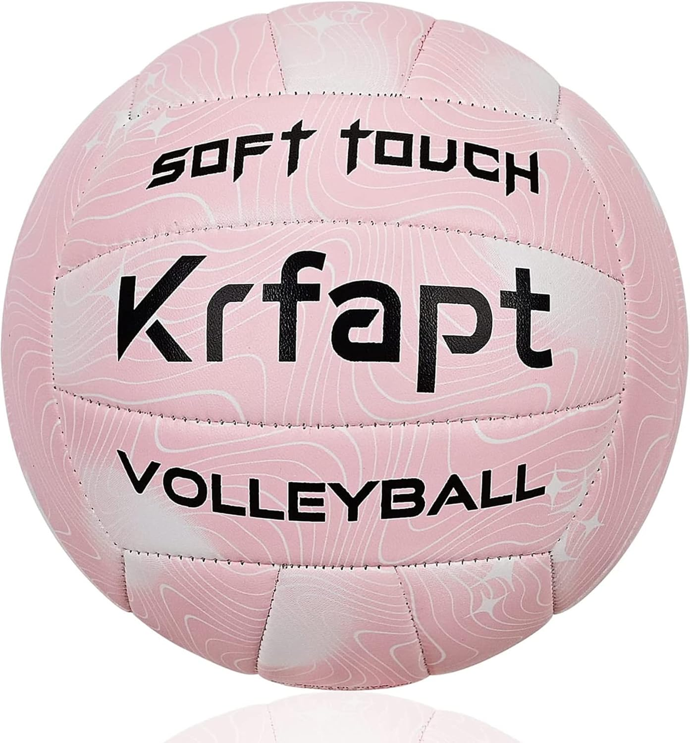 Krfapt Volleyball Beach Volleyballs Official Size 5, Touch Volley Ball Training for Outdoor Indoor Play