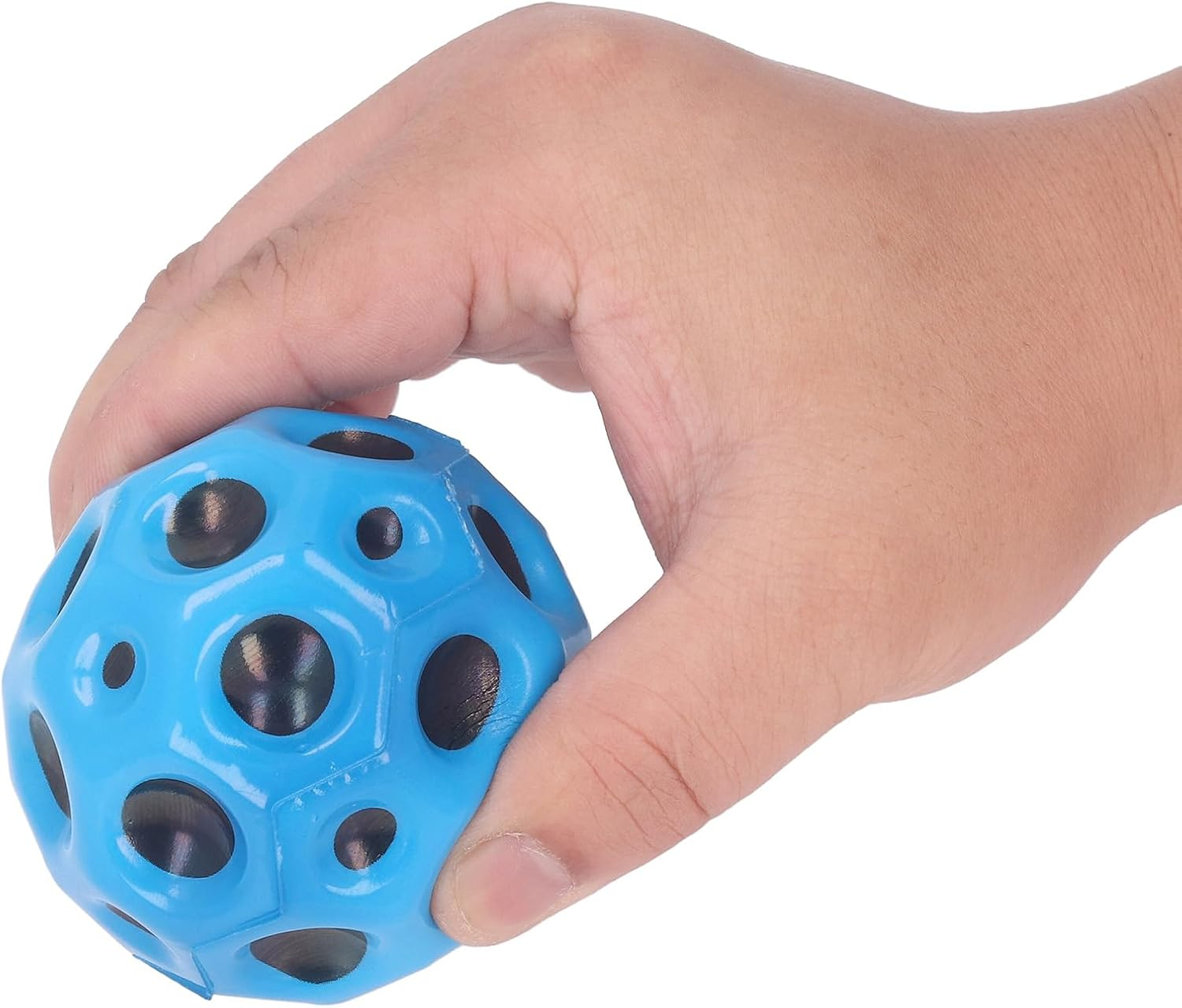 6Pcs Space Ball, Super High Bouncing Space Ball, Colorful Bouncing Balls for Kids, Sensory Ball, Sports Training Ball, Improve Hand-Eye Coordination, Easy to Grip and Catch image number 5