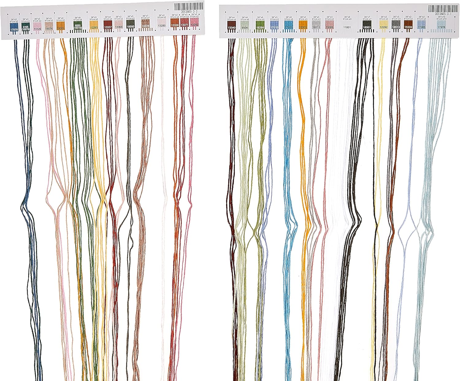 Dimensions 'Peaceful Lake House' Counted Cross Stitch Kit, Ivory Aida, 14" X 11", 14 Count image number 3