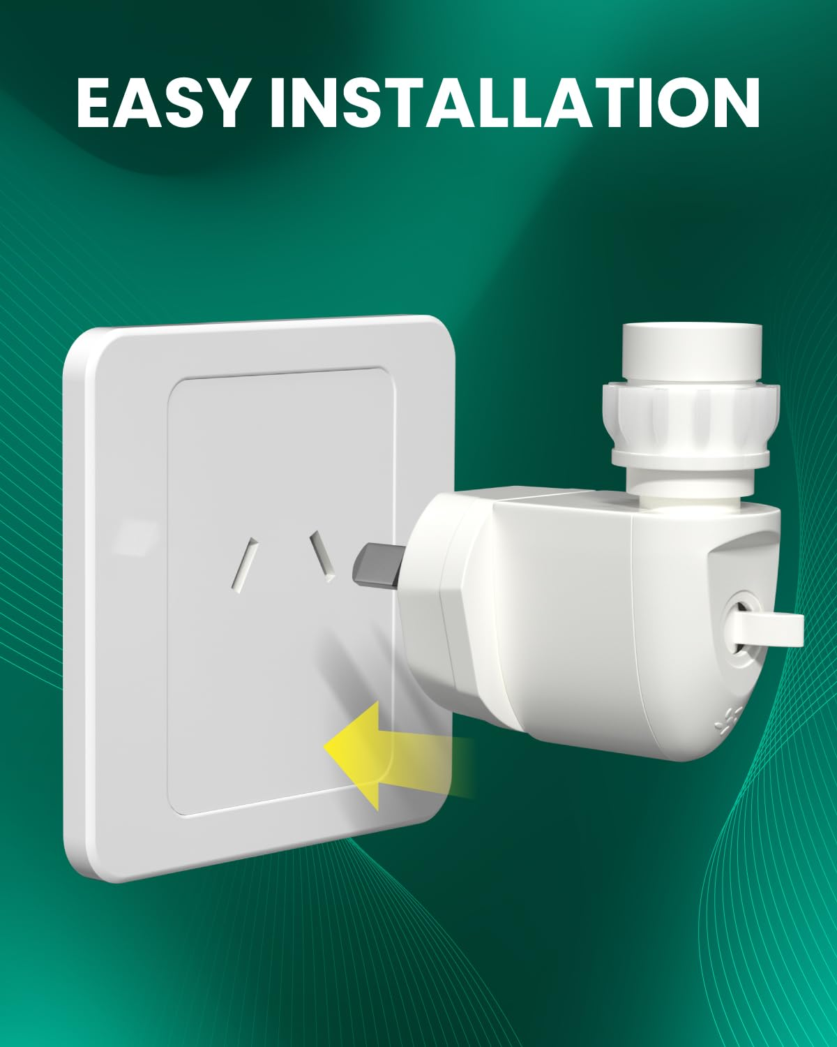 Lamptobe Night Light Plug In, E14 LED Light Bulb Socket Holder with On/Off Switch 2-Prong Outlet to Bulb Socket Adapter for Bedside Light, Night Light image number 1