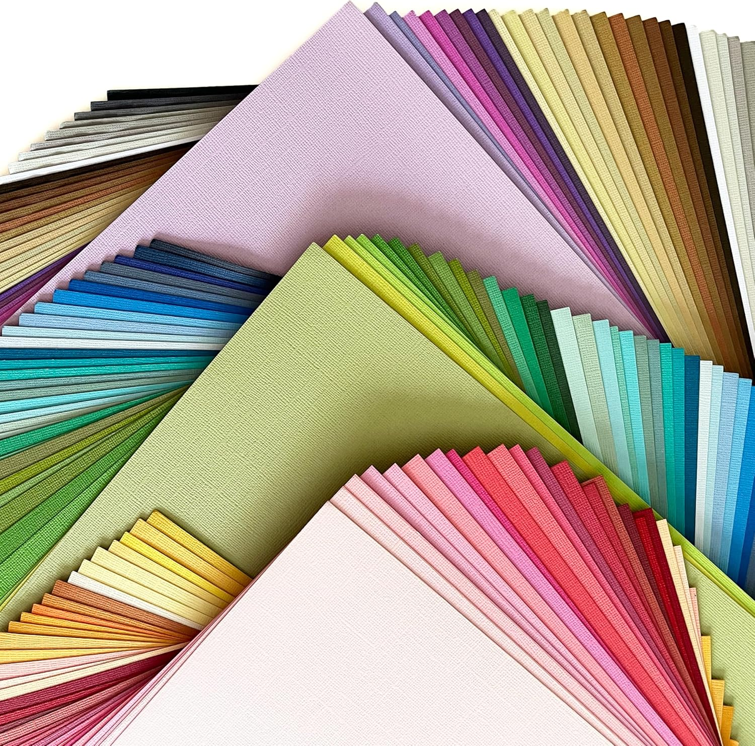 ENCORE TEXTURED CARDSTOCK COMPLETE VARIETY Pack&mdash;12X12 Textured Cardstock | 80Lb Textured COMPLETE VARIETY PACK Scrapbook Paper | Premium Cardstock for Cricut Cutting | 100 Sheets image number 6