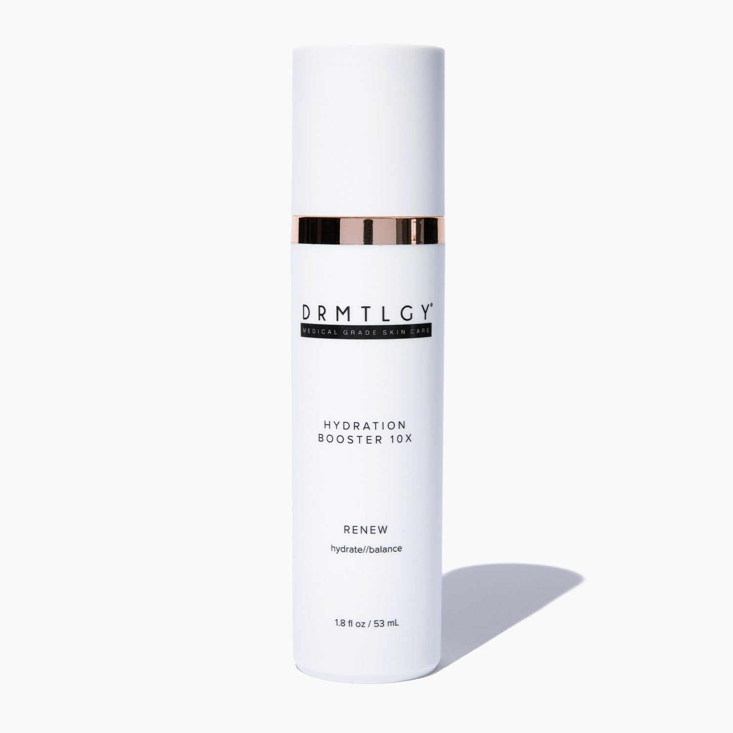 DRMTLGY Hydration Booster 10X &ndash; Hyaluronic Acid Serum for Intense Hydration & Skin Plumping &ndash; with Soybean, Green Tea & Aloe &ndash; Reduces Fine Lines & Boosts Moisturizer Absorption &ndash; 1.8 Fl Oz