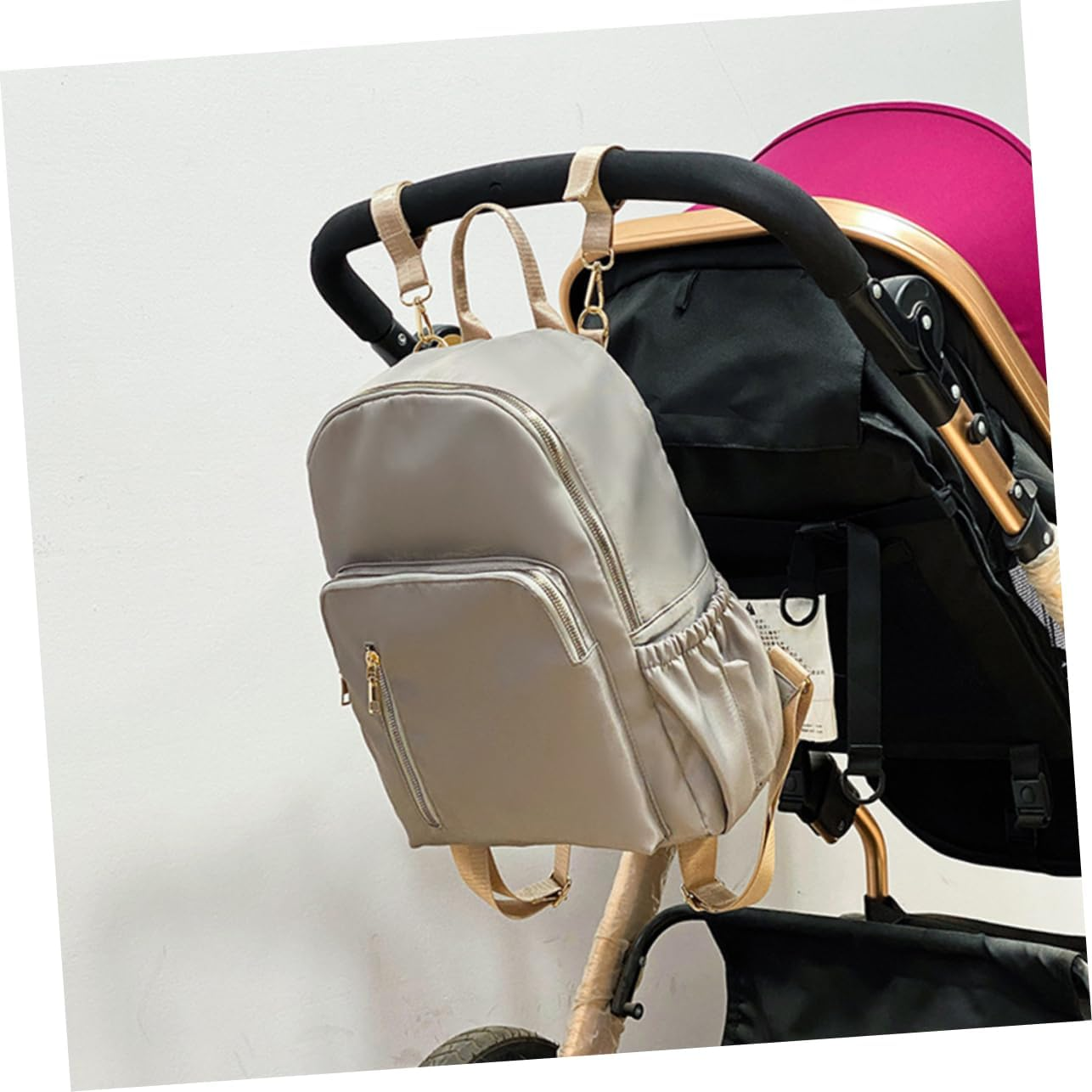 Diaper Pouch Nurse Bag Quality Tinfoil Insulated Bag for Bottle Storage and Feeding image number 4