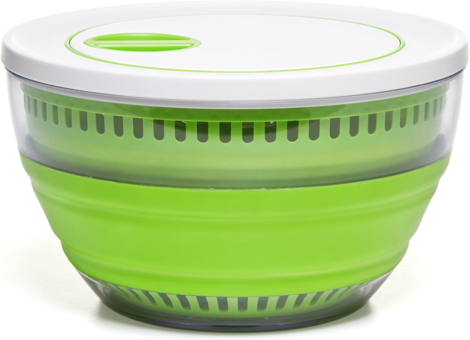 Prepworks by Progressive Collapsible Salad Spinner - 4 Quart Green