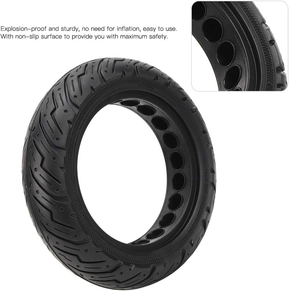 Rengu Non Explosion Scooter Tyre, Sturdy 10X2.50 Non Slip for Ninebot G30 image number 5
