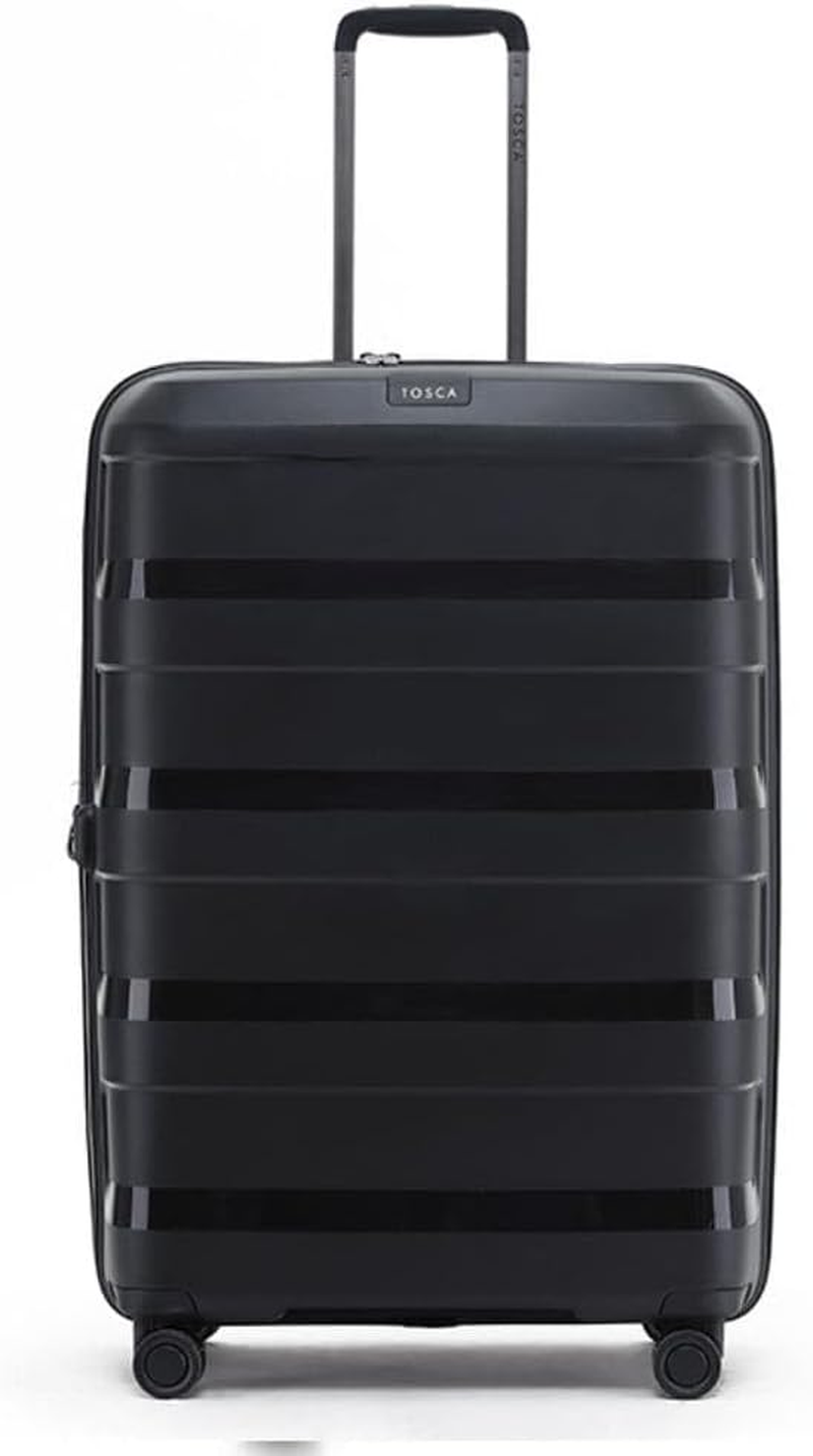 Tosca Comet Large 75Cm Hardsided Expander Suitcase - Black