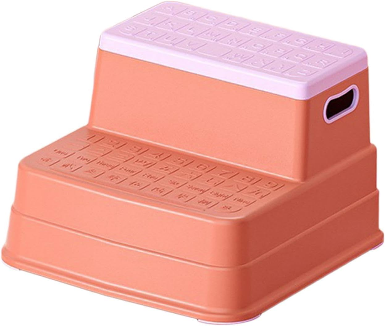 Koolsoo 2 Step Stool for Kids Toddler Step Stool with anti Slip Surface Kitchen Helper Stool Toilet Stool for Toilet Training Potty, Yellow