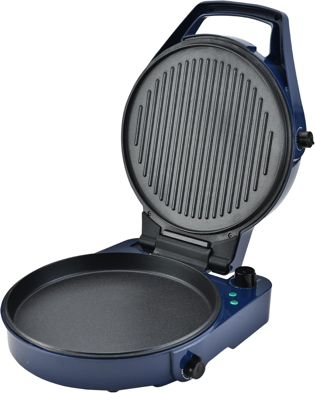 TODO 1800W Electric Pizza Maker Pizza Oven Dual Temperature Control Flat Grill - Blue image number 1