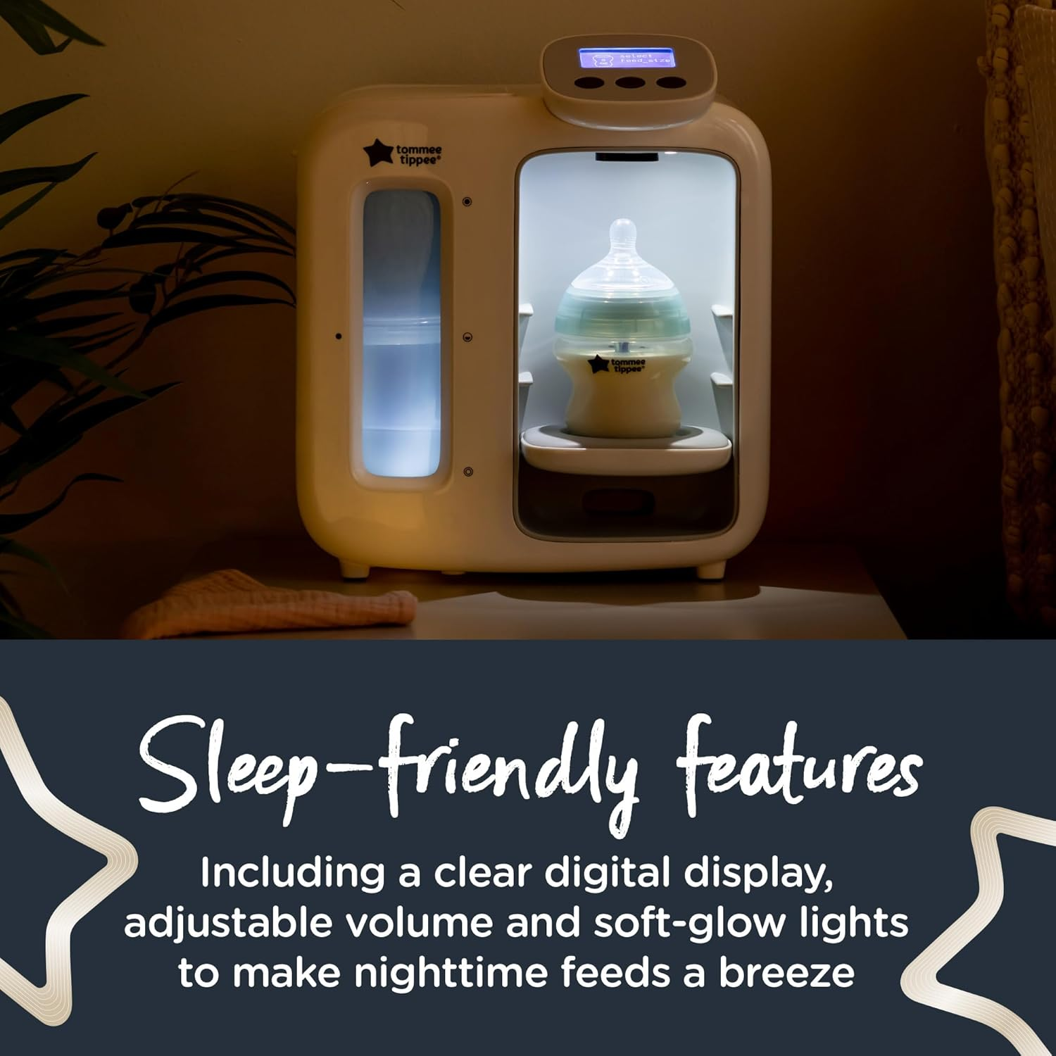 Tommee Tippee Perfect Prep Day and Night Machine Instant and Fast Baby Bottle Maker Bundles Includes 2X Antibacterial Filters, White image number 3