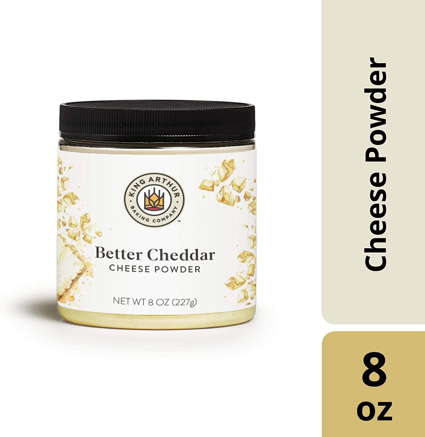 King Arthur Better Cheddar Cheese Powder: Premium Sharp Cheddar Flavor for Popcorn, Pasta, and More - Versatile Cooking Ingredient in 8 Oz Reusable Jar - Elevate Your Dishes with Rich, Authentic Taste image number 6
