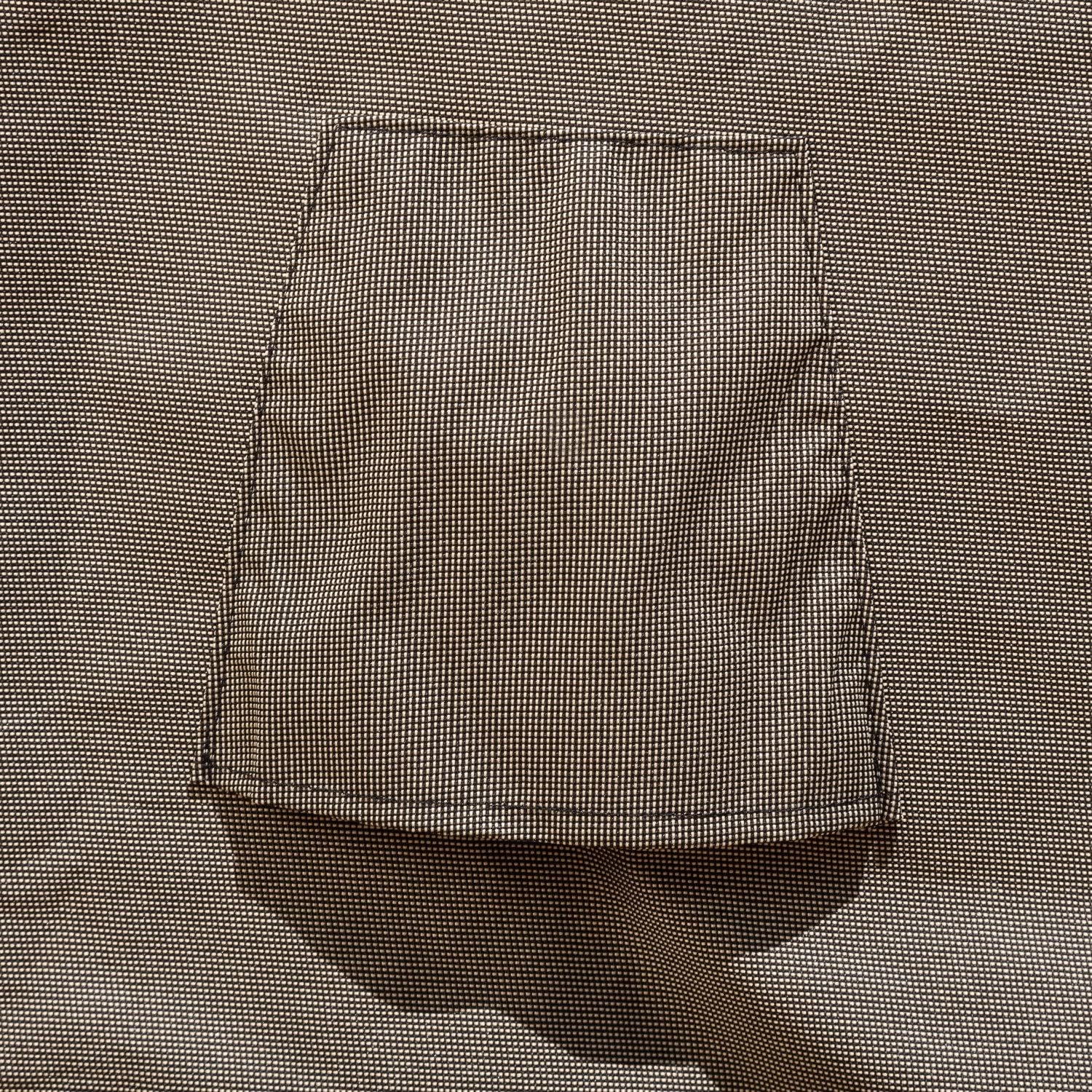 Budge P4A06PM1 English Garden Square Patio Table/Ottoman Cover Heavy Duty and Waterproof, Medium, Tan Tweed image number 2