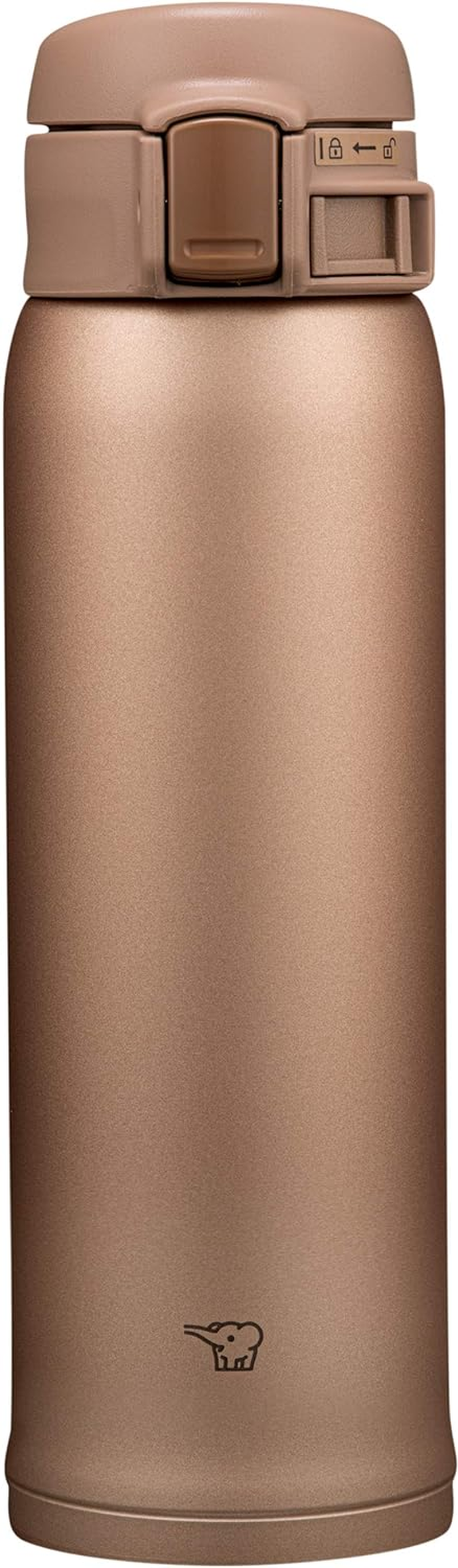 ZOJIRUSHI SM-SF One-Touch Open Stainless Steel Vacuum Insulated Bottle, 600 Ml, AD: Navy 20-Ounce
