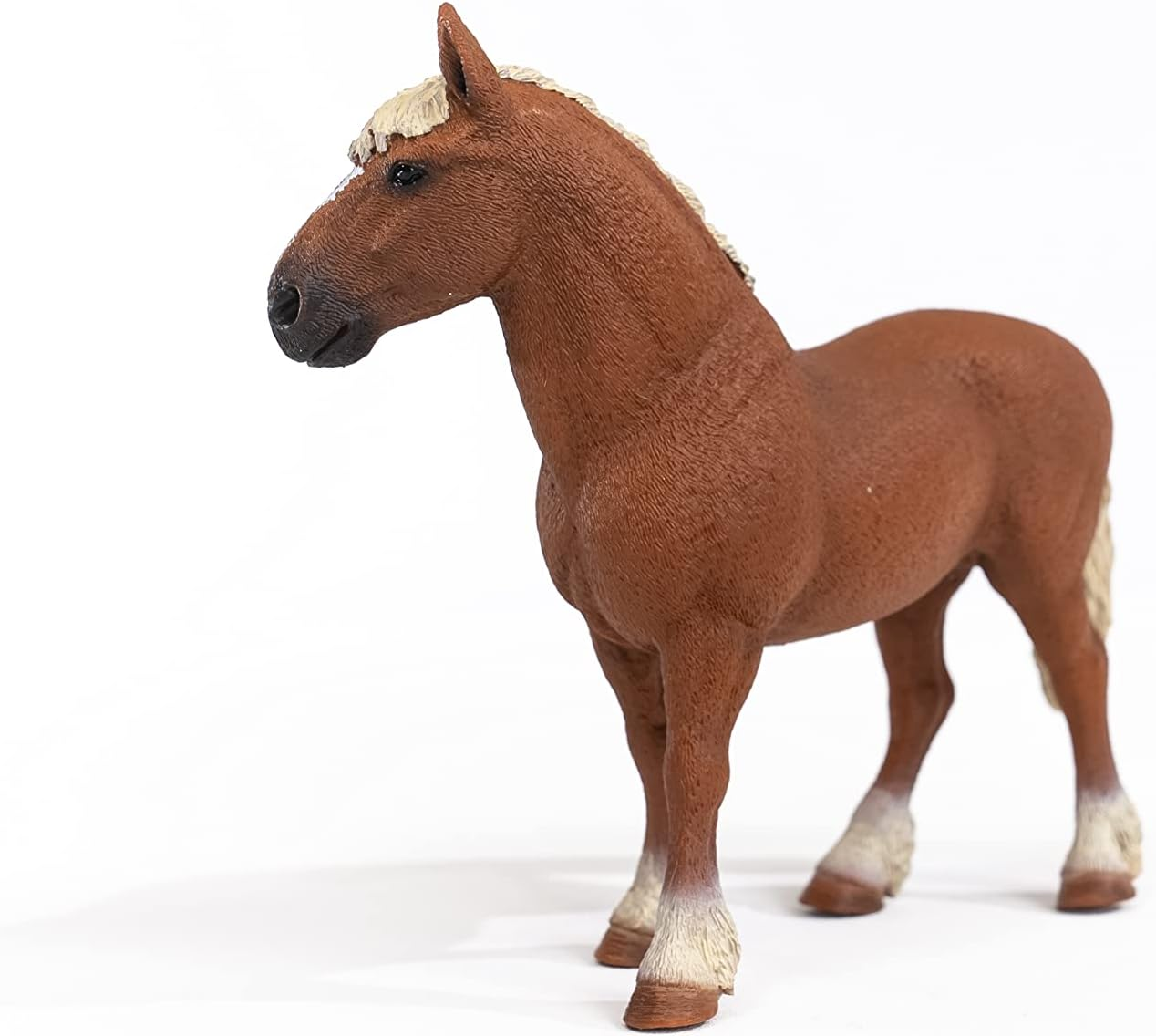 Schleich Farm World - Belgian Draft Horse Toy - Horse Figurine for Girls and Boys - Farm Animal Toys for Kids Ages 3+ image number 2