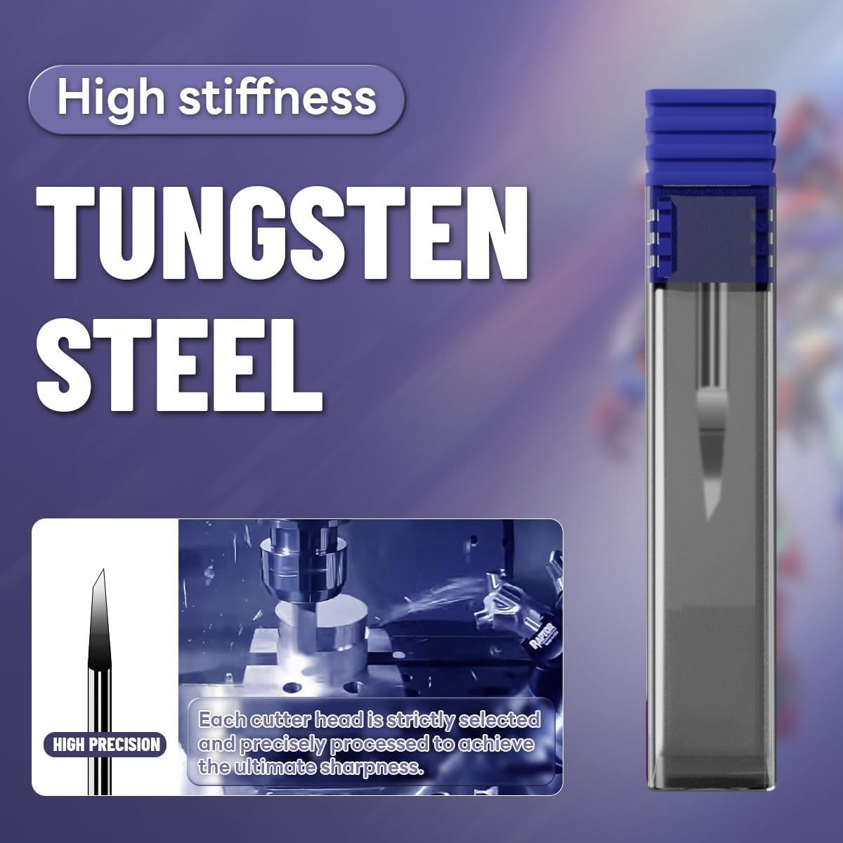 Stedi Model Scriber Blades,Tungsten Steel Blades,0.15+0.3Mm Size,For Modeling Hobby,Rg Scale Model,Gundam Model Kit,For Scribing Line,Resin,Scriber Replacement Blades. image number 4