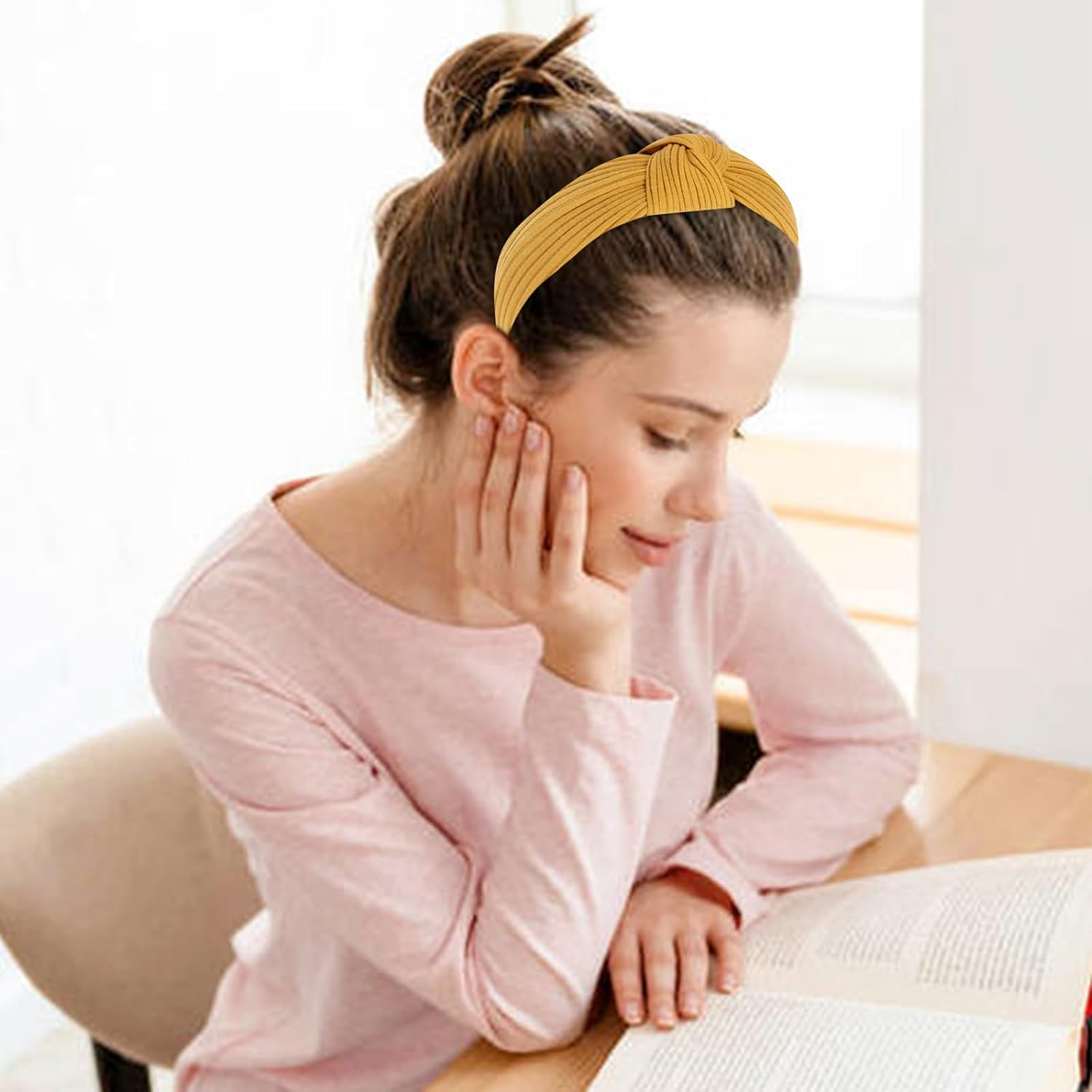 20 Pack 1.5CM Thin Hard White Plastic Headbands Skinny Plain Blank Hairband with Comb Grip Teeth Slim Hair Hoop Holder Clasp Tiara Crown Base Headpiece Crafting DIY Accessories Bulk for Women Girls image number 4