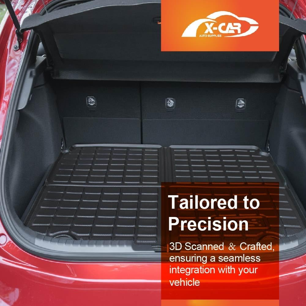 X-CAR Heavy Duty Cargo Mat Boot Liner Luggage Tray Compatible with Toyota Corolla Hatch 2018-2025 image number 2