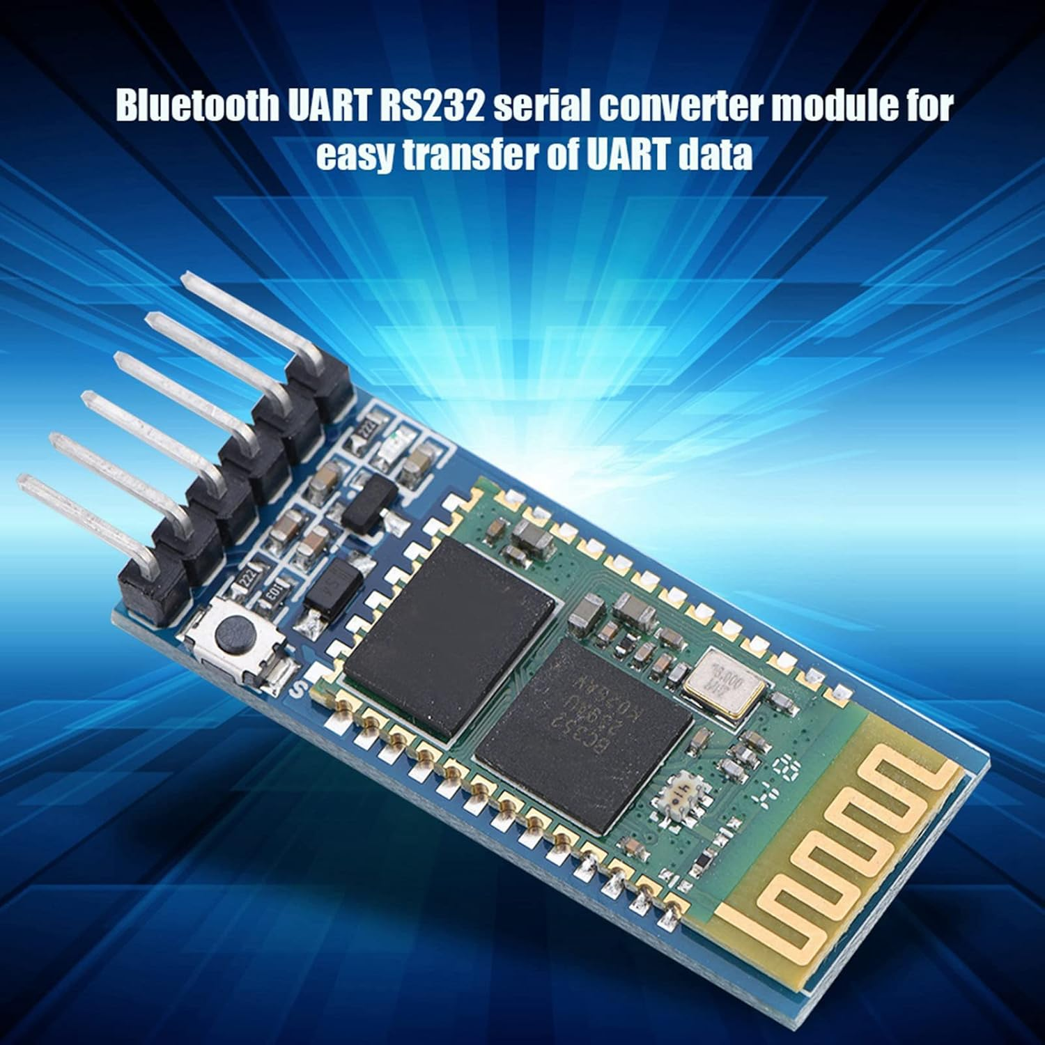 Eosnow UART RS232 Serial Converter Module, Enhanced Data Rate with Wireless BT Module Mini Slave, for MCU, ARM or System, 802.11Co-Existence Support image number 1