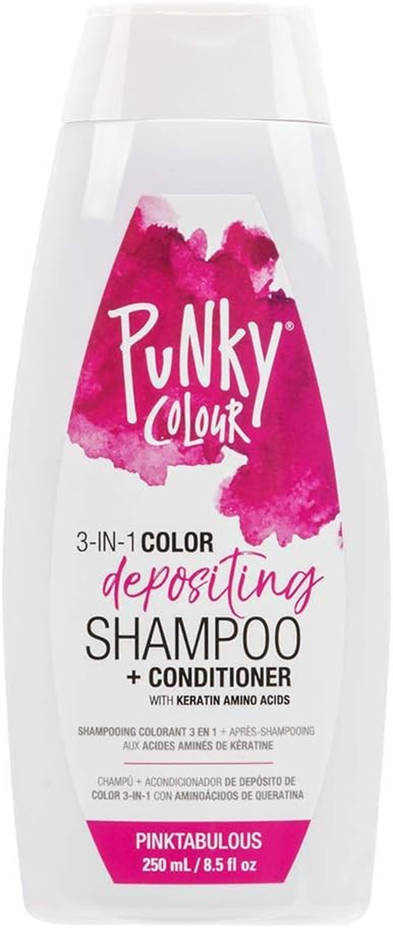 Punky Pinktabulous 3-In-1 Color Depositing Shampoo & Conditioner with Shea Butter and Pro Vitamin B That Helps Nourish and Strengthen Hair, 8.5 Oz
