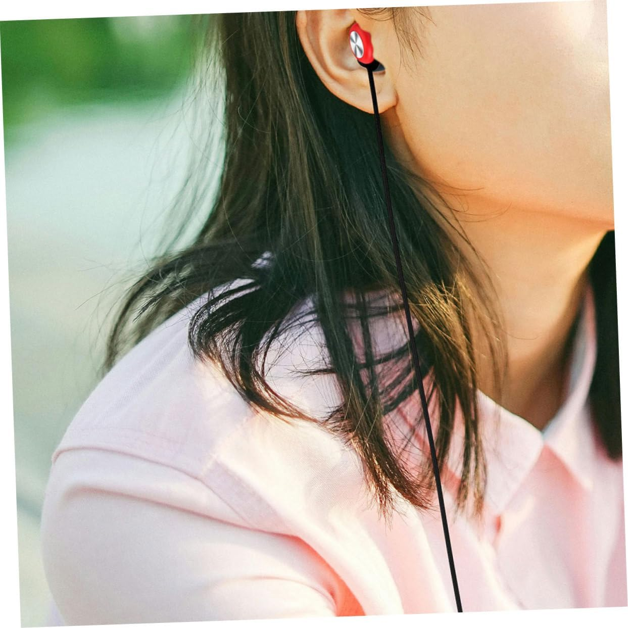 DOITOOL Earbud Lanyard Silicone Replacement Strap for Earphones Removable and Flexible for Outdoor Activities and Portable Use image number 2