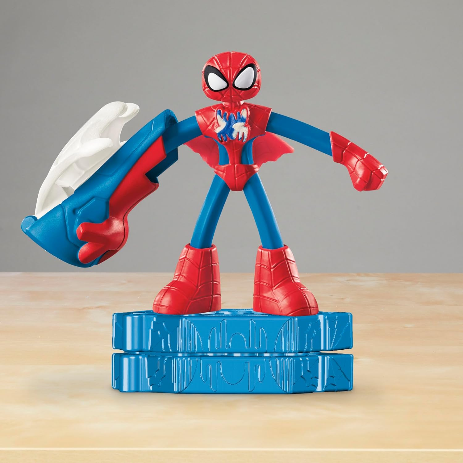 Play-Doh Marvel Spider-Man Thwip Squisher Set with Bendy Action Figure, Imagination Toys for 4 Year Old Boys and Girls and Up image number 1
