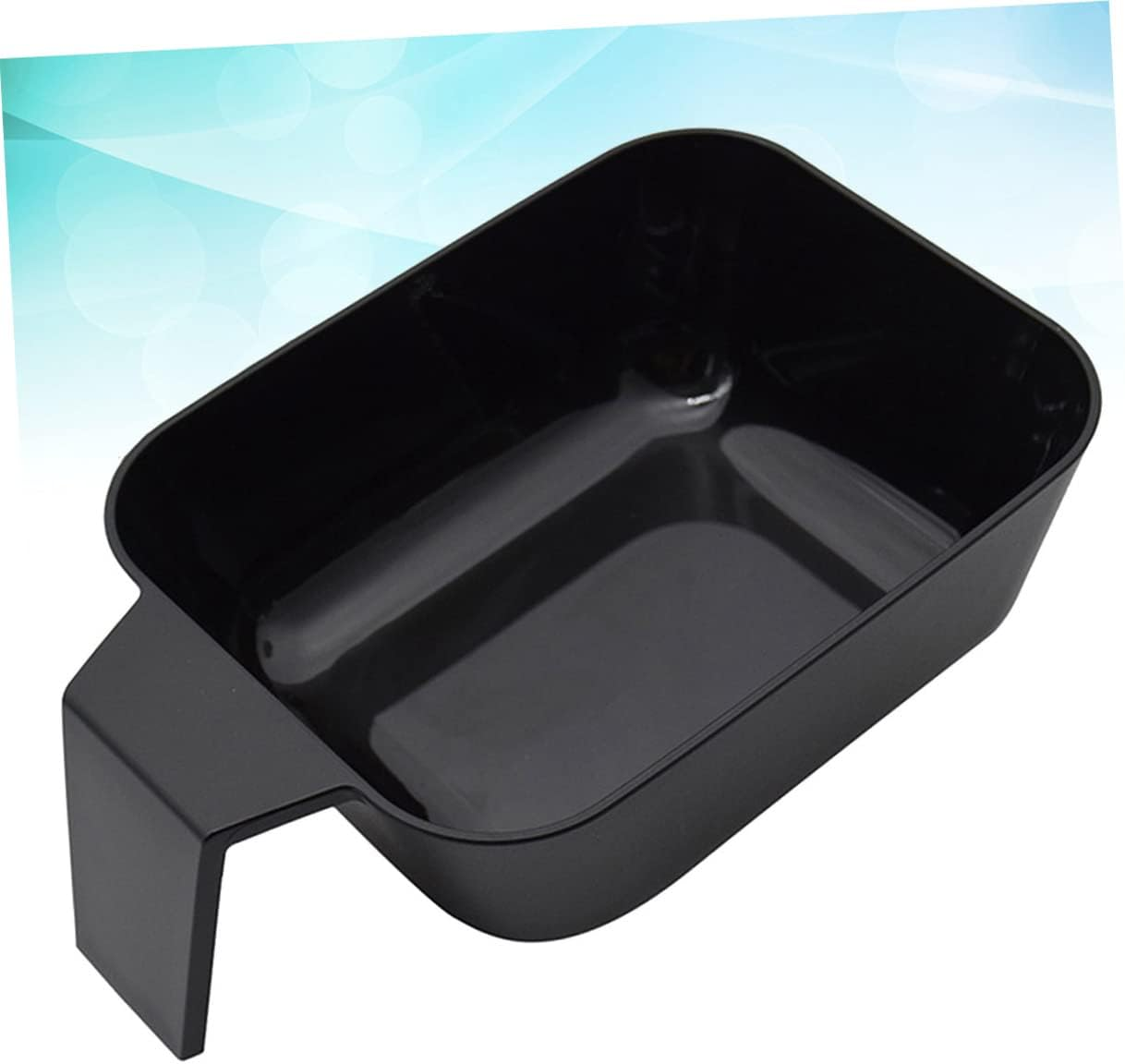 FOMIYES Hair Dye Bowl with Handle Plastic Tinting Bowl for Hair Color Mixing for Home and Salon Use Easy to Clean and Reusable Black image number 4
