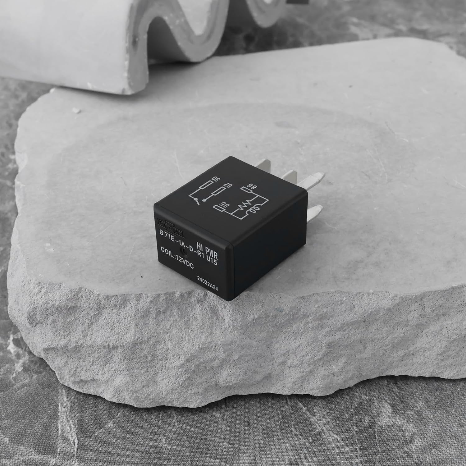 YINETTECH 2Pcs 871E-1A-D-R1 U15 12VDC 35A 4 Pin ISO Normally Open Micro Car Relay for Cars Trucks Industrial Equipment image number 6