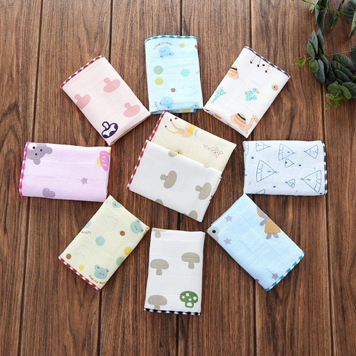 Supermarche Cotton Elegance 12-Pack Luxe Women'S Handkerchiefs, Multi-Colored Face Towels for a Touch of Luxury and Comfort.(Pack of 12), Multivolour, 25 image number 4