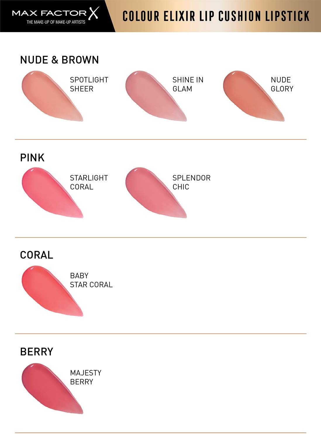 Max Factor Colour Elixir Lip Cushion Gloss with Mineral Oil and Vitamin E, Baby Star Coral, 9 Ml image number 3