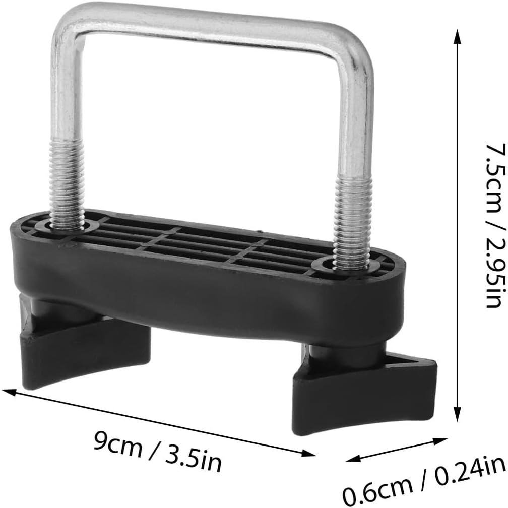 4Pcs Car Roof Rack Crossbar Clips Mounting Brackets for Secure Luggage Carrier Fit Vehicle Roof Rails Easy Installation Automotive Cargo Clamps image number 4