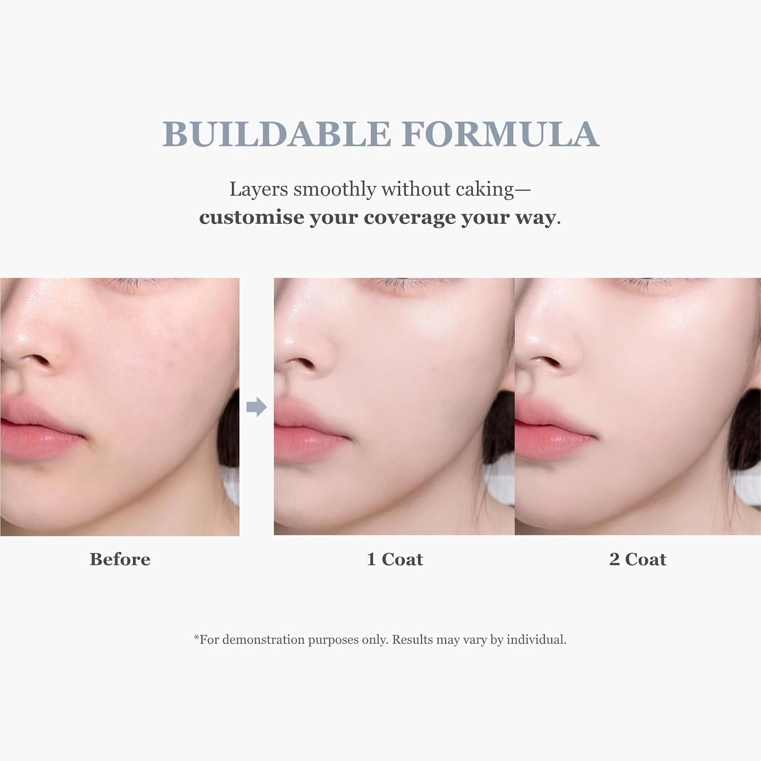 ABOUT TONE Skin Layer Fit Cushion (22 IVORY, Pack of 1) image number 6