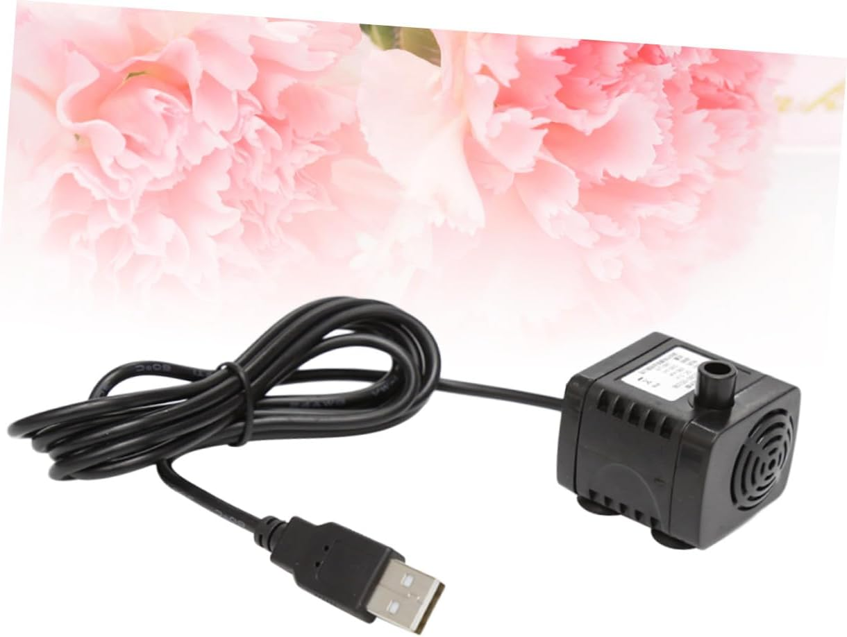 TIDTALEO Mini USB Submerged Water Pump Quiet Dc Miniature Sinking Pump for Aquarium Fountain and Water Circulation image number 5