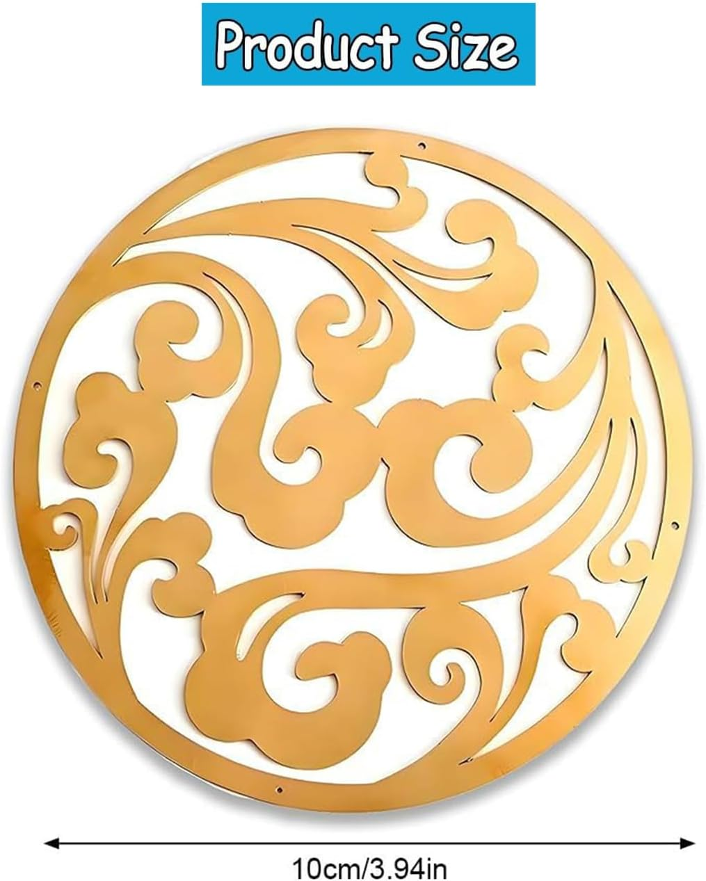 Yharnamite Copper Bird Bath Purification Disk, Pure Copper Cleaning Disk, Safe Water Tool, Natural Algae Control Accessory for Pond, Balcony, Outdoor image number 4