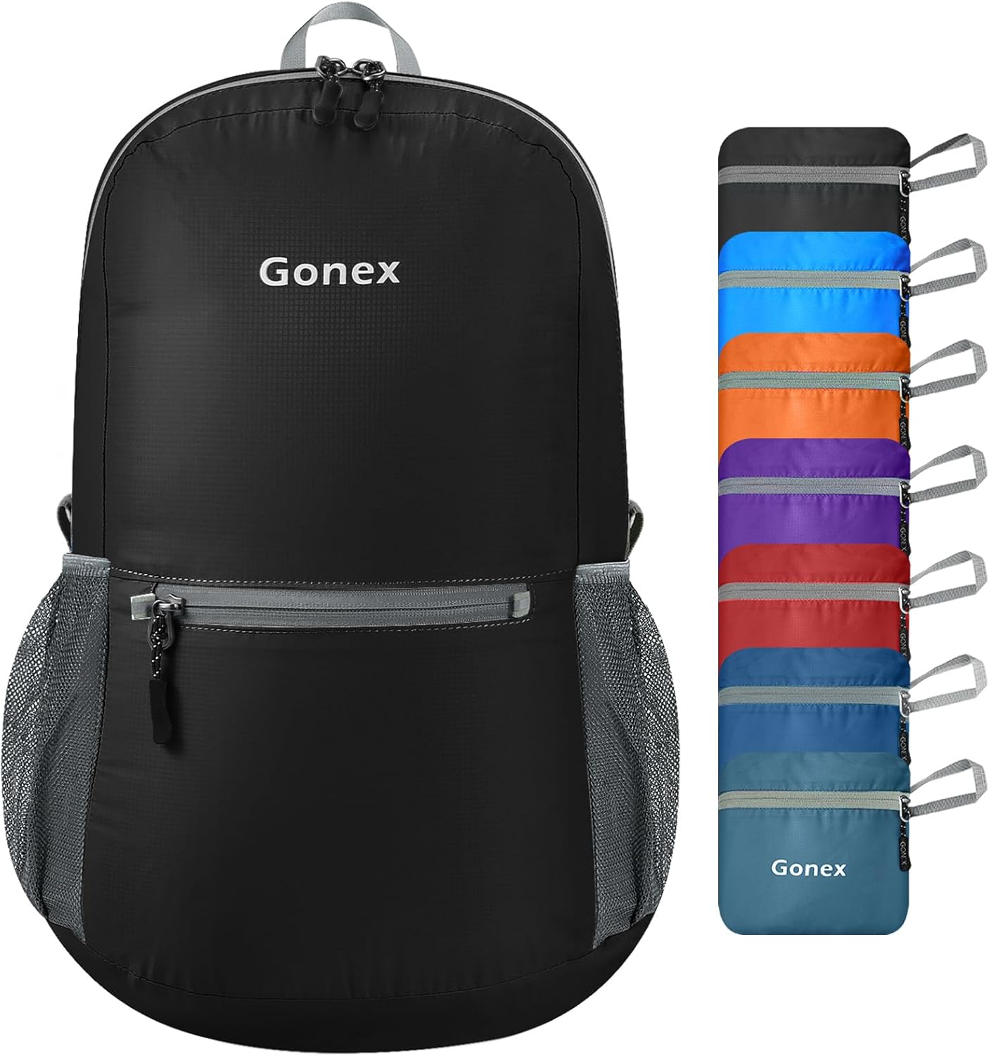 Gonex Ultralight Handy Travel Backpack,Water Resistant Packable Backpack Hiking Daypack Lightweight Foldable Camping Outdoor Travel Cycling School Backpacking 20 Liters 8 Color Choices image number 4