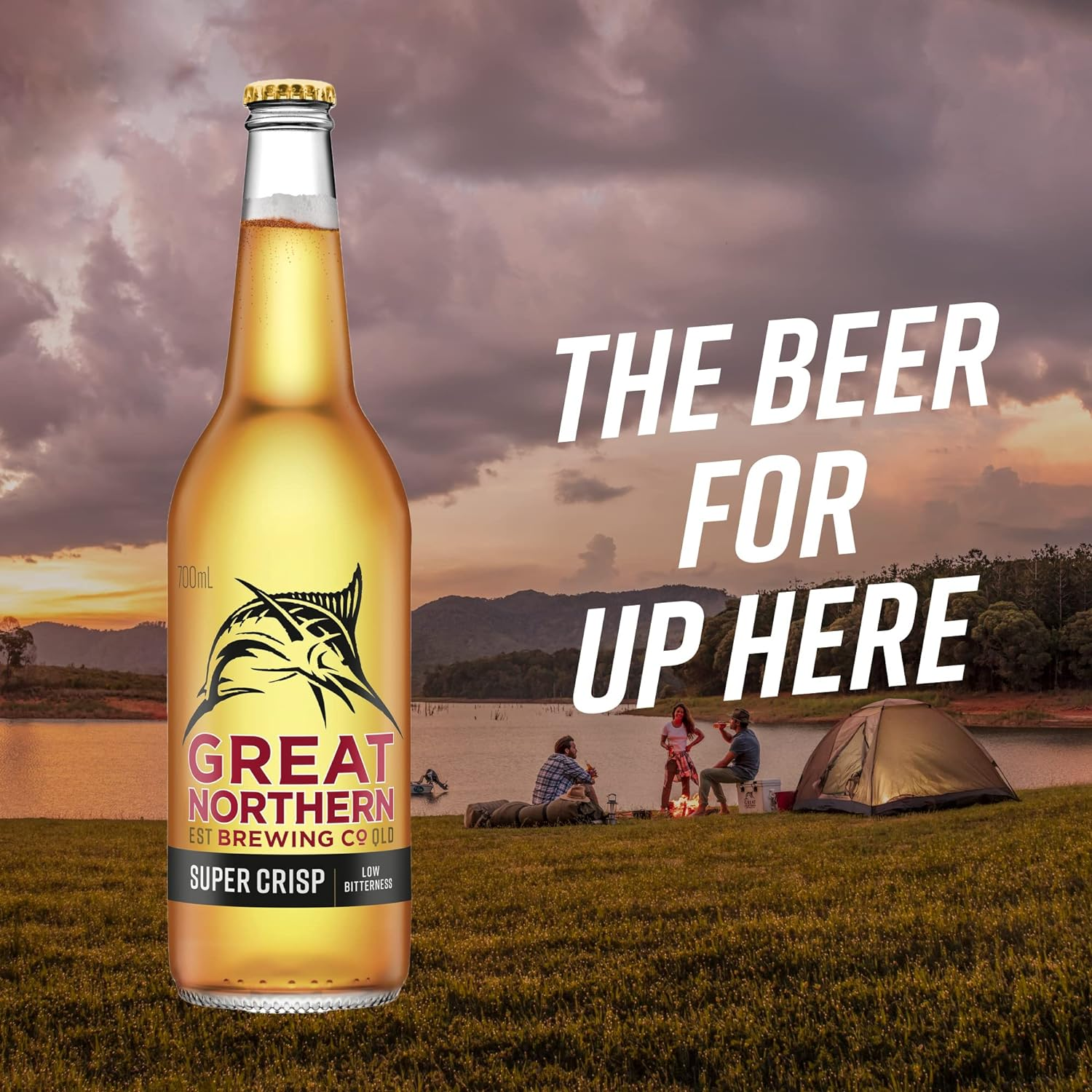 Great Northern Super Crisp Lager, Smooth & Refreshing Finish, 3.5% ABV, 700Ml (Case of 12 Bottles) image number 5