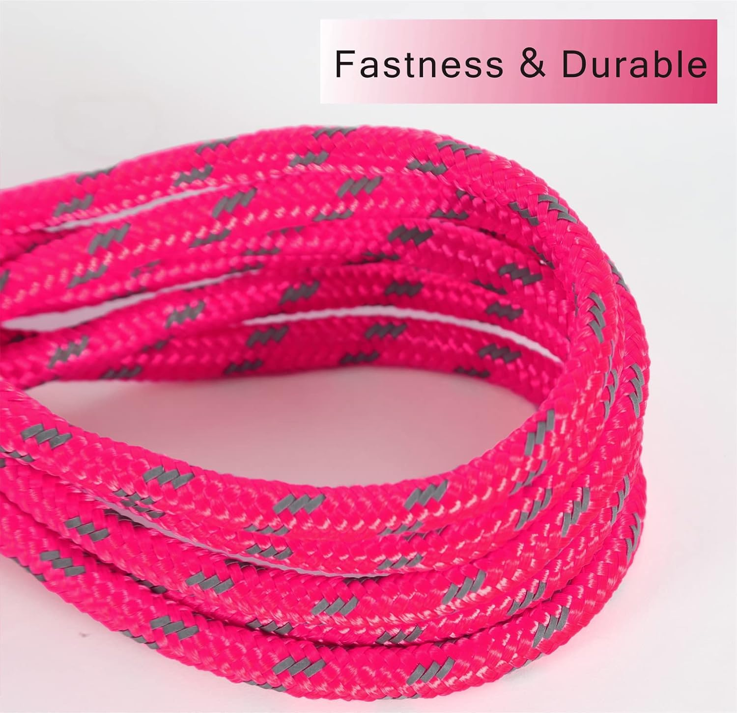 Reflective Cat Leash -30FT Cat Cable Out Leash Escape Proof Walking Leads Yard Long Leash Durable Safe Leash Traning Play Outdoor for Puppies/Kittens/Small Animals(Hotpink) image number 5