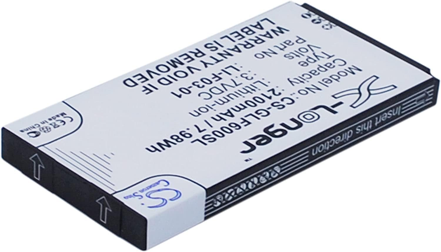 Compatible Replacement Battery for Golf Buddy PT4, Platinum 4, DSC-GB600, GB3-PT4 image number 2