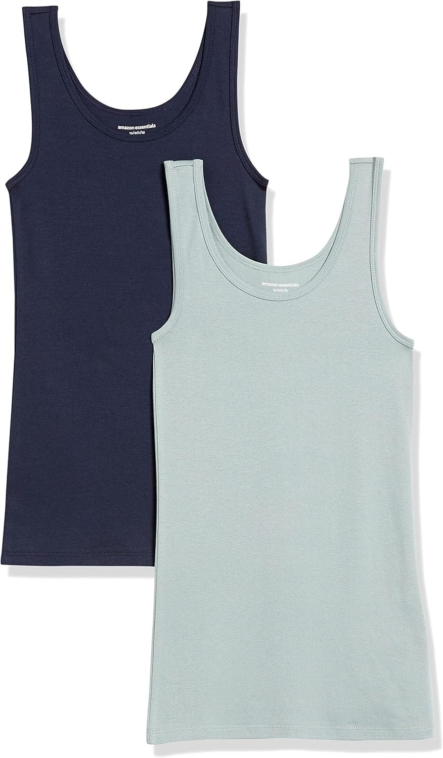 Amazon Essentials Women'S Slim-Fit Tank Top, Pack of 2