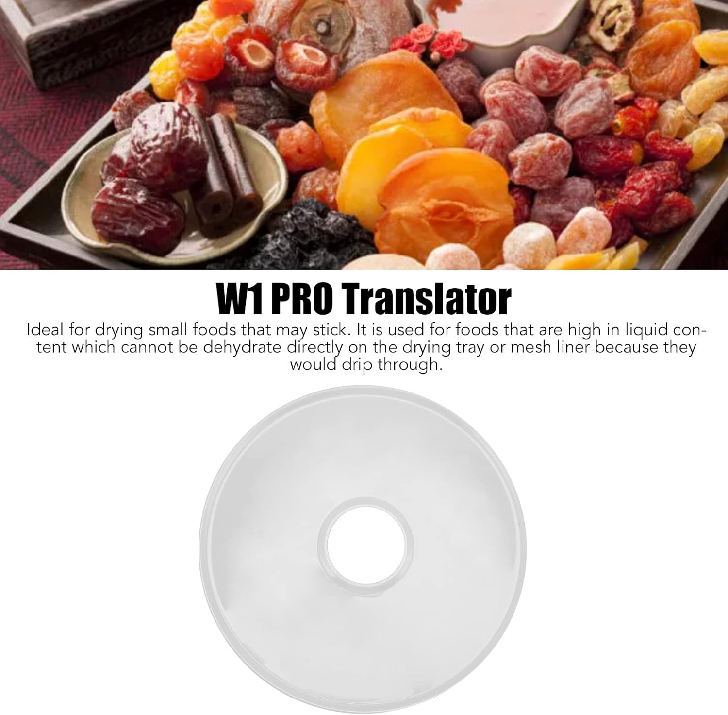 Silicone Dehydrator Sheet for High Liquid Food Dehydration - Food Dehydrator Water Tray for Nesco FD660 - Specialty Appliances for Food Dehydration (Transparent) - Green image number 7