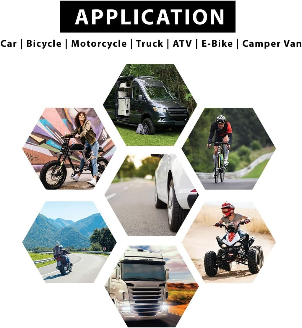 20Pcs Tyre Repair Kit, Tire Rubber Nails Tool, Self-Service Car Wheel Puncture Repair Screws with Screwdriver Set for Auto, Motorcycle, Bike, Truck, Tractor, Jeep, ATV (10S & 10L)