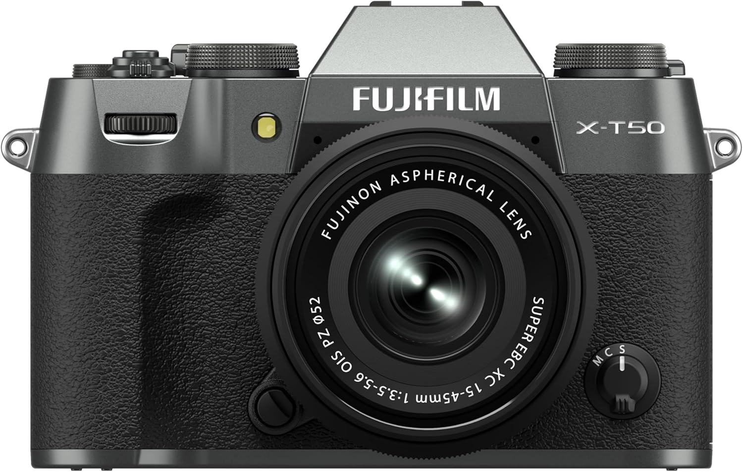 Fujifilm X-T50 Mirrorless Digital Camera, Charcoal Silver + XC 15-45Mm Lens image number 6