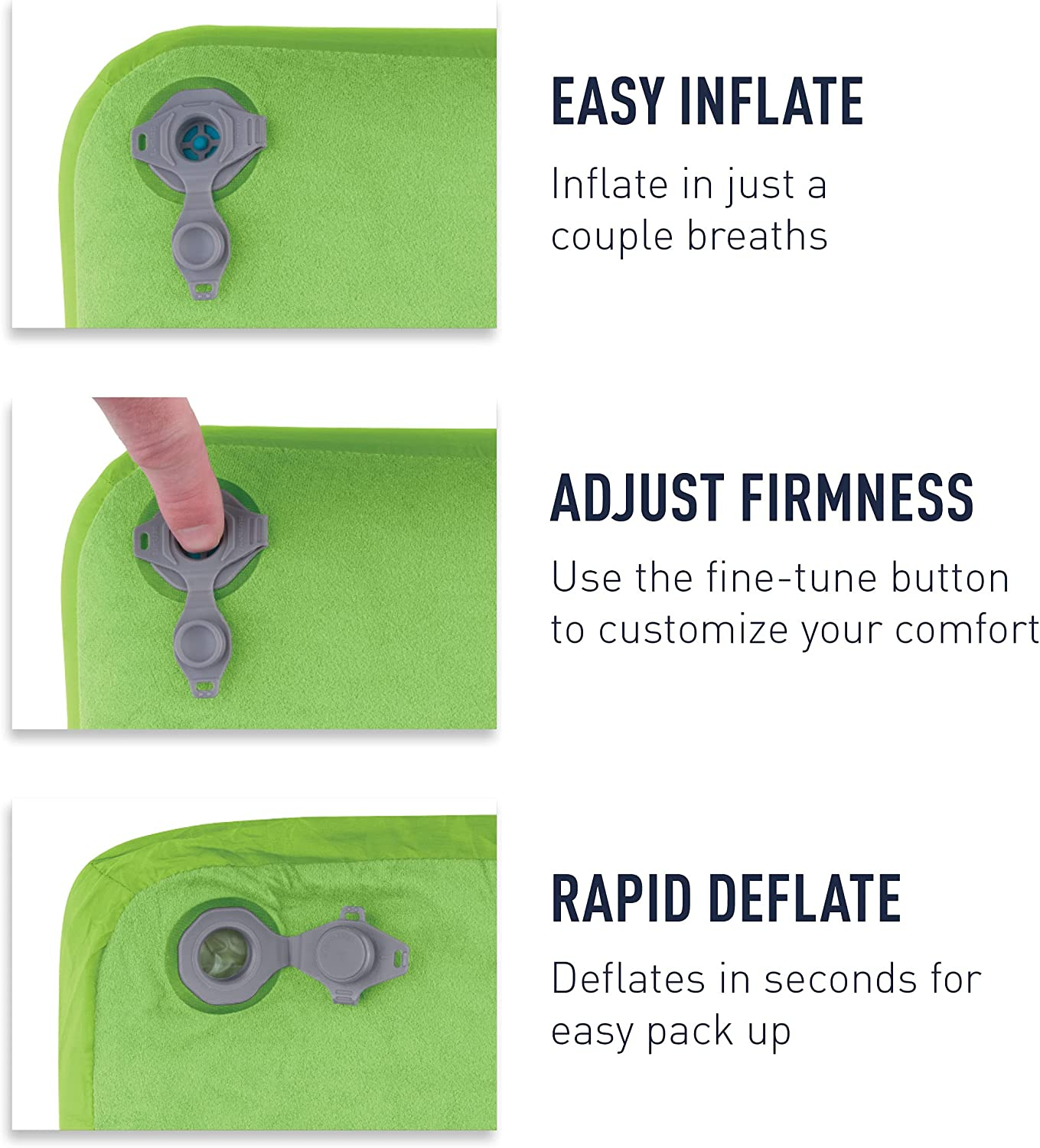 Sea to Summit Aeros down Pillow, Grey, Regular