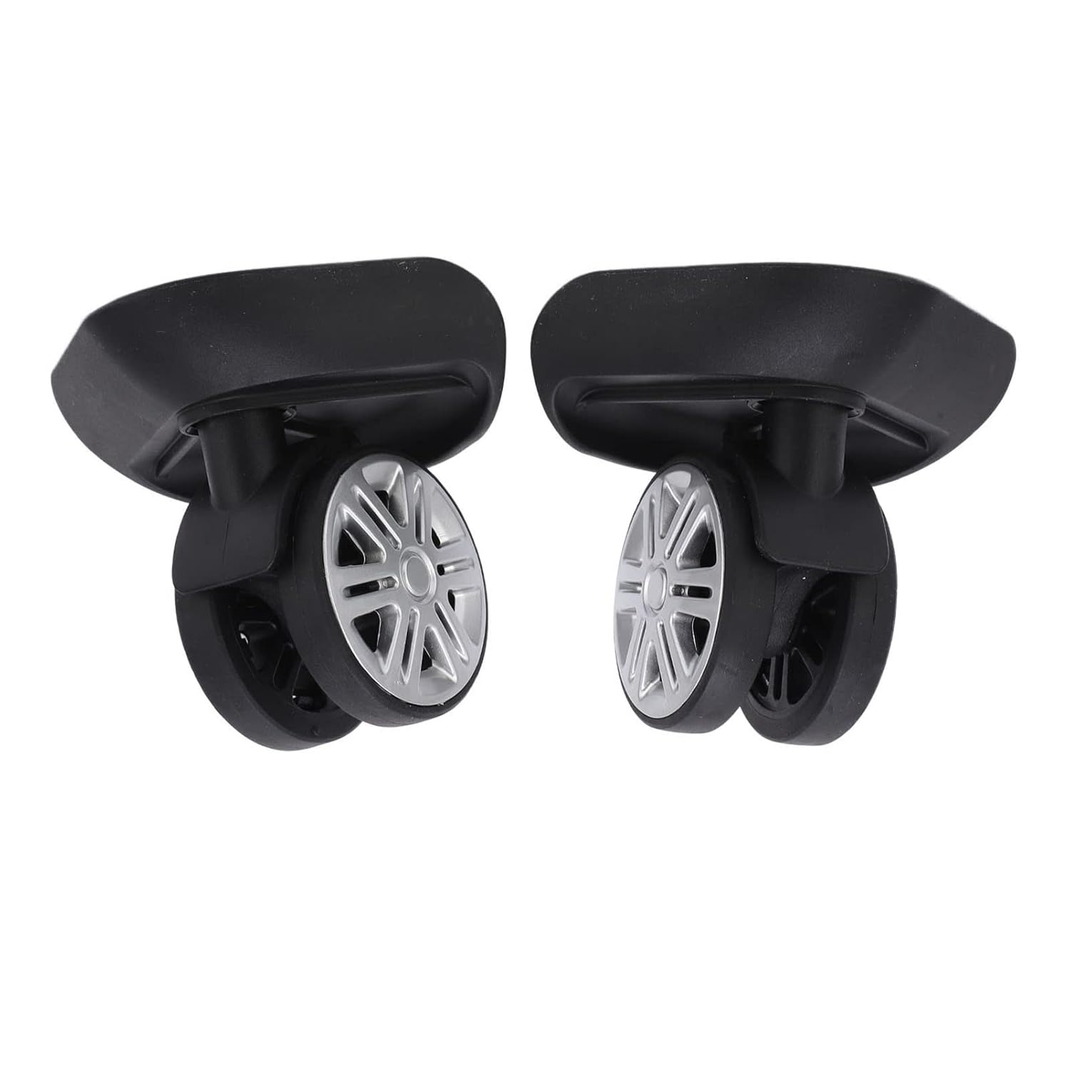 1 Pair A65, Wheels Mute Swivel Suitcase Luggage Samsonite Replacement Wheels Replacement for Caster Repair Parts image number 2