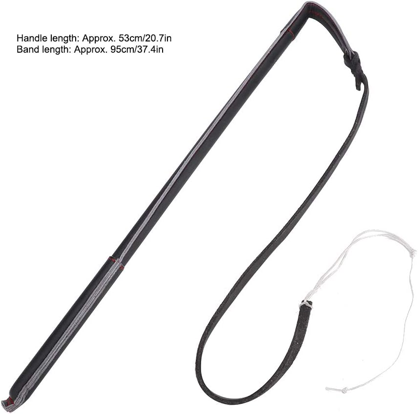Artificial Cowhide Dog Stirring Whip Bat with Handle for Medium Large Dogs Training Accessory Suitable for Schutzhund, German Shepherd, and Others Dogs