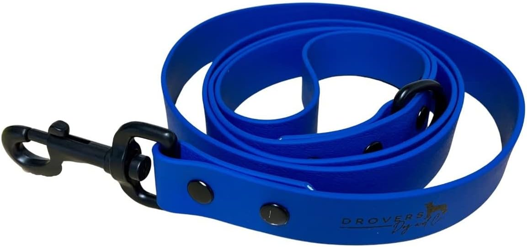 DROVERS Dog and Co Super Tuff Dog Lead - Stink Proof - Easy Clean - Extra Strong (Blue)