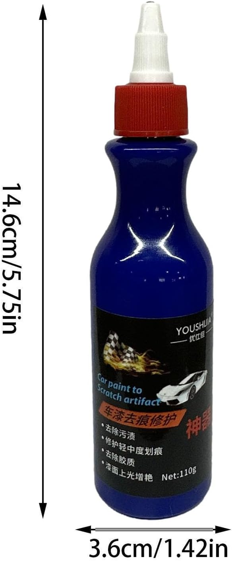 Auto Scratch Repair Fluid | Car Paint Scratch Remover Liquid | Auto Scratch Fix Quick Repair Automotive | Car Care Minor Metal Paint for Scratches Remover