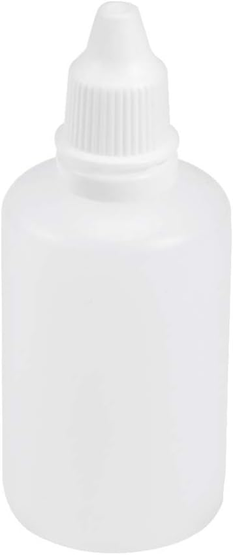 50Pcs 50Ml Plastic Empty Squeezable Dropper Bottles Eye Liquid Dropper Lab Sample Refillable Containers with Childproof Cap image number 6